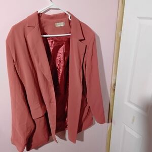Altar'd State Women's Pink Blazer